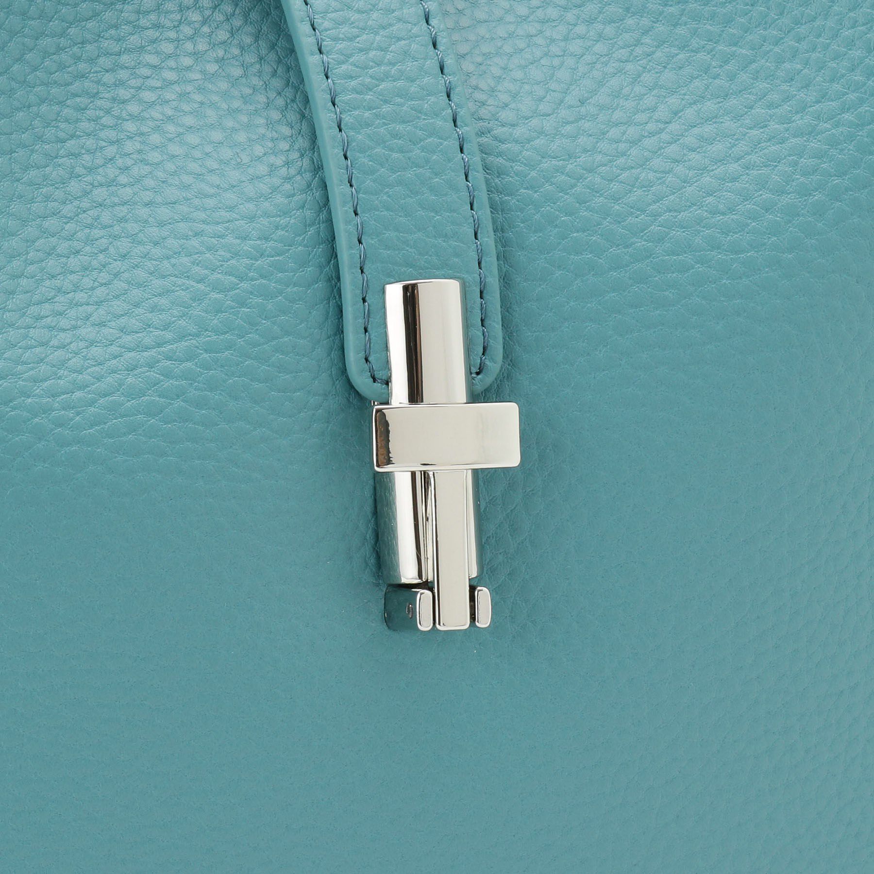 INDIVI「【合皮／ショルダー付】メタルデザイン ミドルバッグ」|トートバッグ|