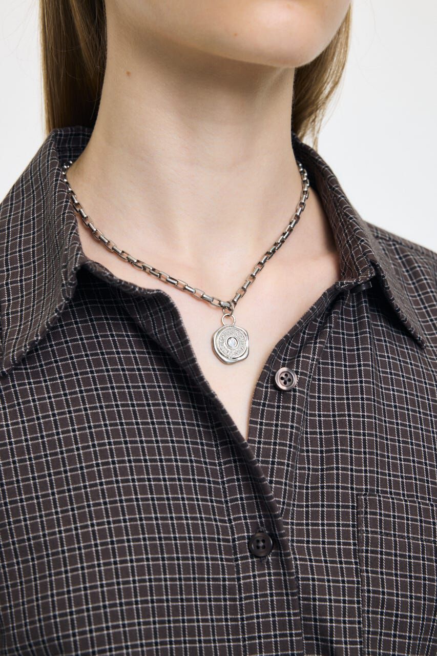 MOUSSY「STAMP CHAIN ネックレス」|ネックレス|SLV
