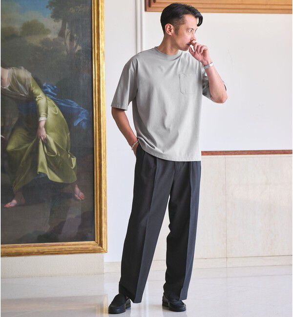 UNITED ARROWS green label relaxing「【別注/WEB限定】＜3/2 WORKS＞GLR ユーティリティ 半袖 Tシャツ カットソー」|Tシャツ・カットソー|
