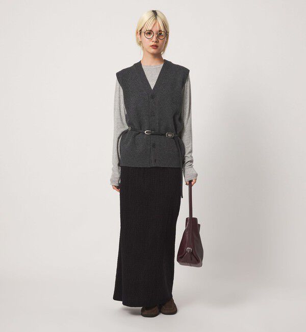 BEAUTY&YOUTH UNITED ARROWS「ウールカシミヤブレンド アクア ニットベスト」|ベスト・ジレ|