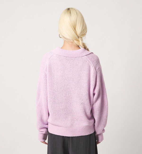 BEAUTY&YOUTH UNITED ARROWS「テープヤーン スキッパー ニットプルオーバー ウォッシャブル」|ニット・セーター|