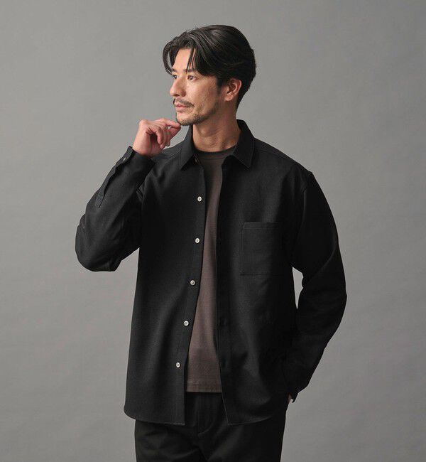 BEAUTY&YOUTH UNITED ARROWS「【WEB限定 WARDROBE SMART】ウールライク シャツ」|シャツ・ブラウス|