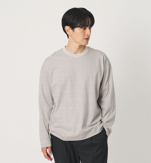 BEAUTY&YOUTH UNITED ARROWS「デオドラント プラチナ ポンチ クルーネック カットソー 抗菌防臭」|Tシャツ・カットソー|