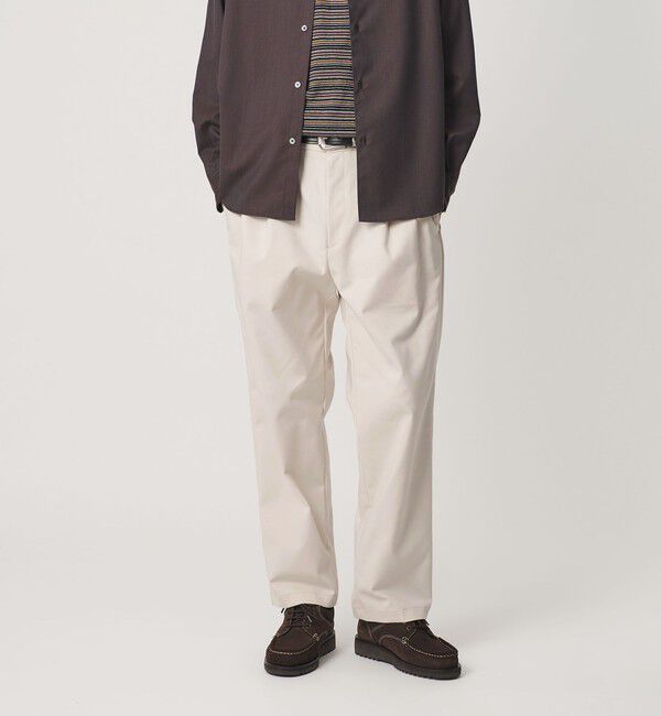 BEAUTY&YOUTH UNITED ARROWS「ダブル レイヤード バルーン イージー パンツ NO.9 ヨコストレッチ」|チノ|