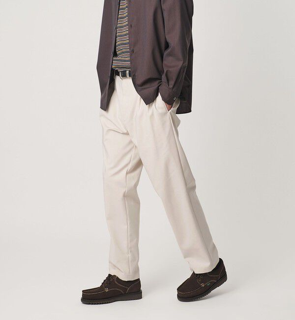 BEAUTY&YOUTH UNITED ARROWS「ダブル レイヤード バルーン イージー パンツ NO.9 ヨコストレッチ」|チノ|