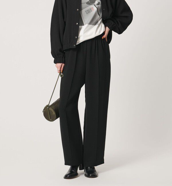 UNITED ARROWS「COMFY イージーパンツ ‐ウォッシャブル 防汚 UVカット‐」|スラックス|