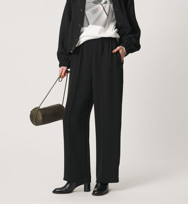 UNITED ARROWS「COMFY イージーパンツ ‐ウォッシャブル 防汚 UVカット‐」|スラックス|