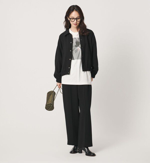 UNITED ARROWS「COMFY イージーパンツ ‐ウォッシャブル 防汚 UVカット‐」|スラックス|
