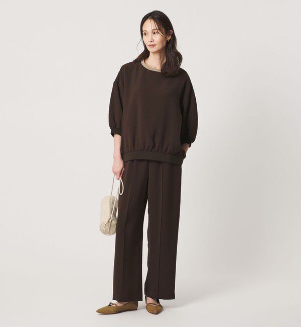 UNITED ARROWS「COMFY イージーパンツ ‐ウォッシャブル 防汚 UVカット‐」|スラックス|