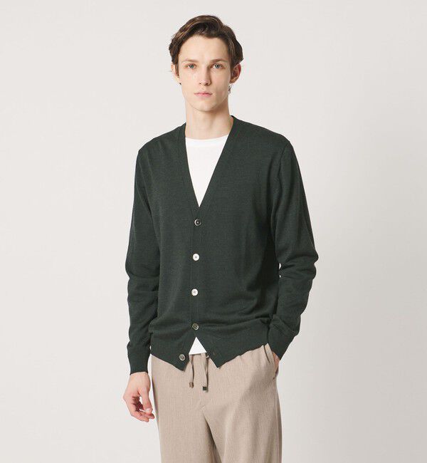 UNITED ARROWS「ハイゲージ カーディガン」|カーディガン|