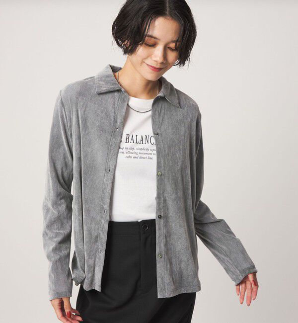 UNITED ARROWS green label relaxing「シアーフロッキー カーディガン」|カーディガン|MD.GRAY