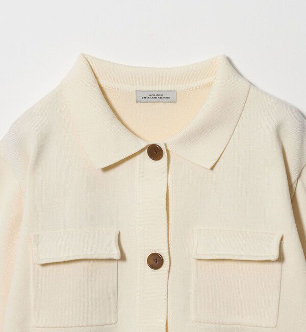 UNITED ARROWS green label relaxing「ポロニット カーディガン」|カーディガン|