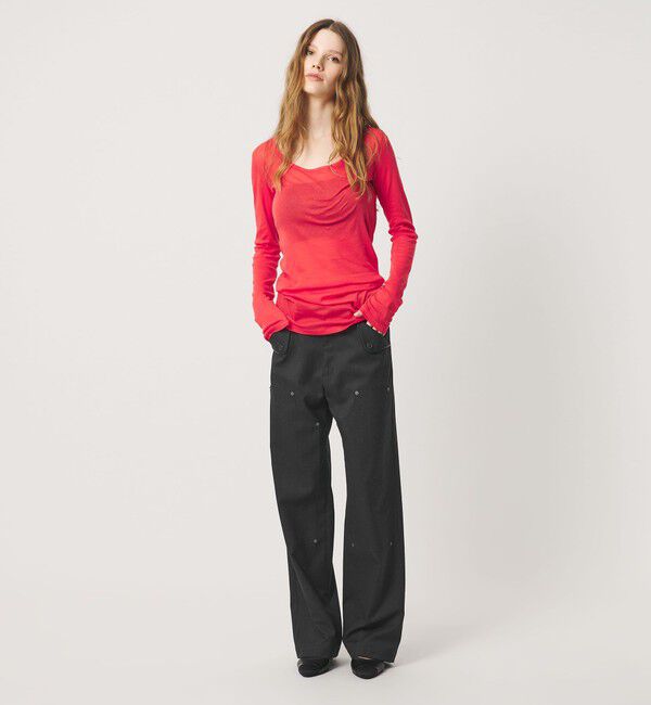 ATTISESSION「＜ATTISESSION＞ダブルニー パンツ」|チノ|
