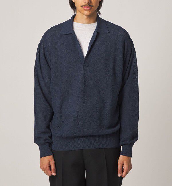 STEVEN ALAN「＜Steven Alan＞ カノコ ニット スキッパー」|ニット・セーター|