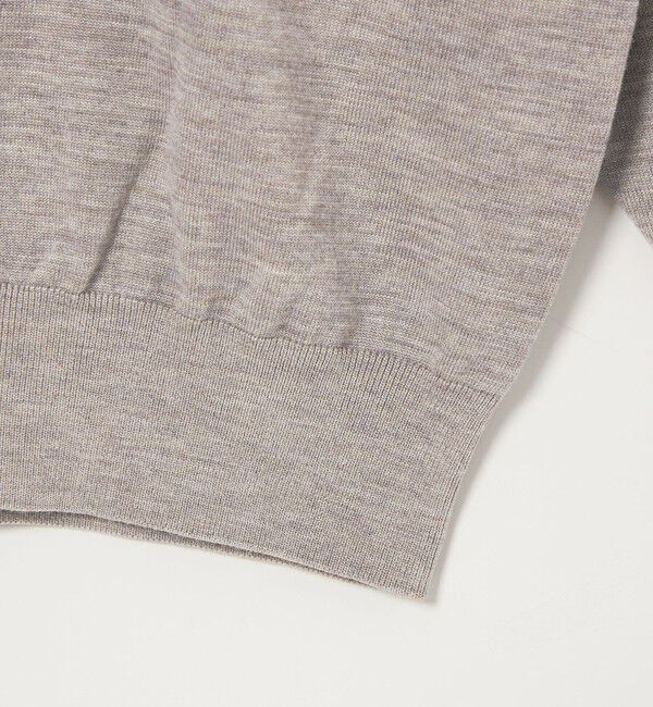 STEVEN ALAN「＜Steven Alan＞ メランジ ウール オープン ニット 2B ポロシャツ」|ニット・セーター|