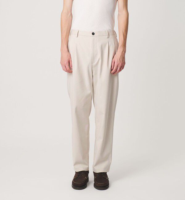 BEAUTY&YOUTH UNITED ARROWS「ダブル レイヤード バルーン イージー パンツ NO.9 ヨコストレッチ」|チノ|