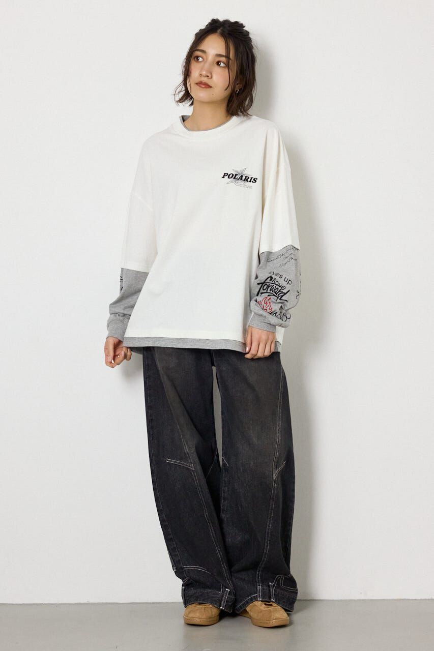 RODEO CROWNS「スターレイヤードロングスリーブTシャツ」|Tシャツ・カットソー|