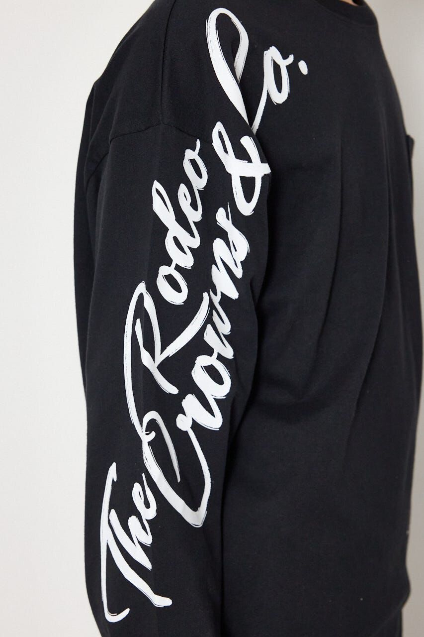 RODEO CROWNS「ショルダーロゴ長袖Tシャツ」|Tシャツ・カットソー|