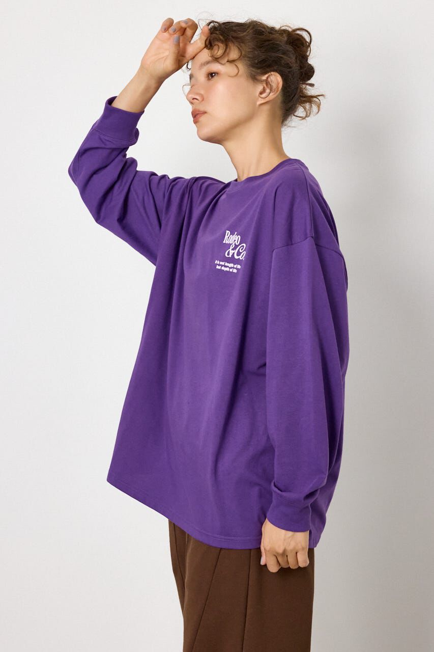 RODEO CROWNS「ホットフィットスタッズロゴロングTシャツ」|Tシャツ・カットソー|