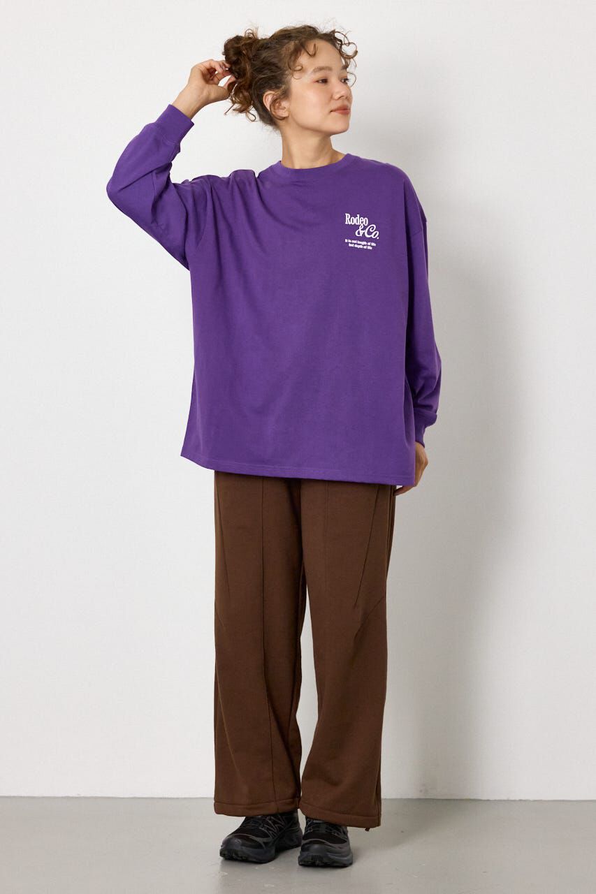 RODEO CROWNS「ホットフィットスタッズロゴロングTシャツ」|Tシャツ・カットソー|
