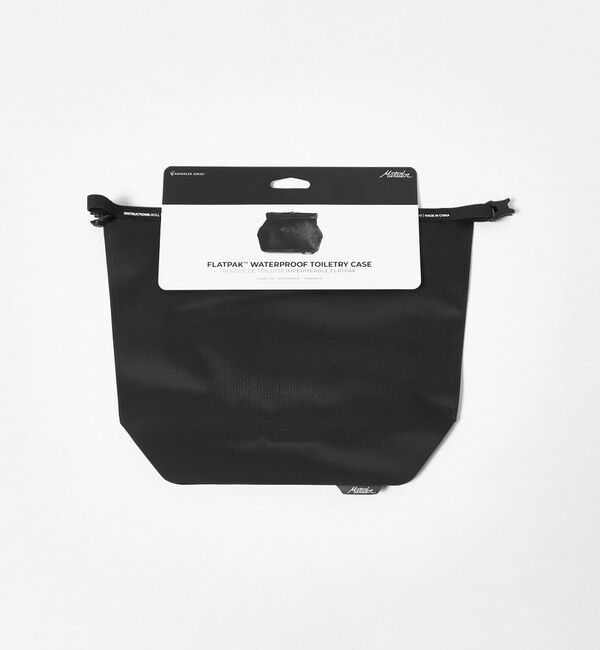 Style for Living「＜Matador＞フラットパック トイレタリーケース」|ポーチ|BLACK