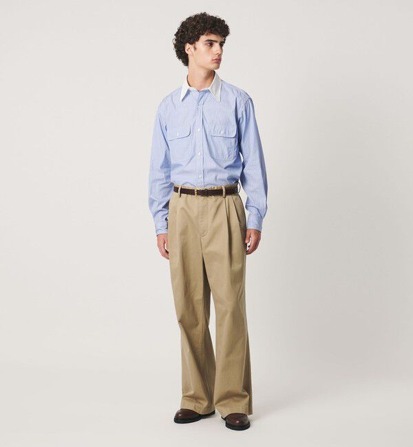 UNITED ARROWS「＜District＞ダブルポケット レギュラーカラー シャツ」|シャツ・ブラウス|