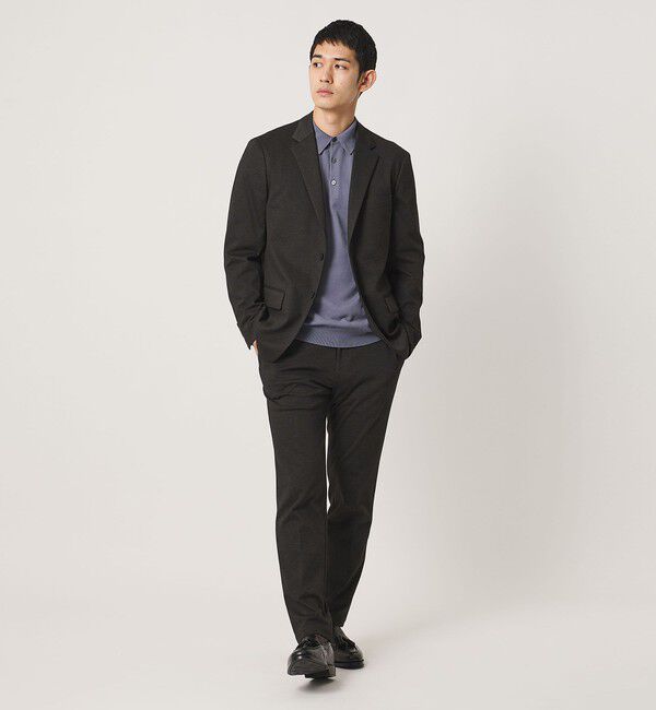 UNITED ARROWS「シャークスキン シングル ２ボタン テーラードジャケット UA COZY ウォッシャブル ２WAYストレッチ」|テーラードジャケット|