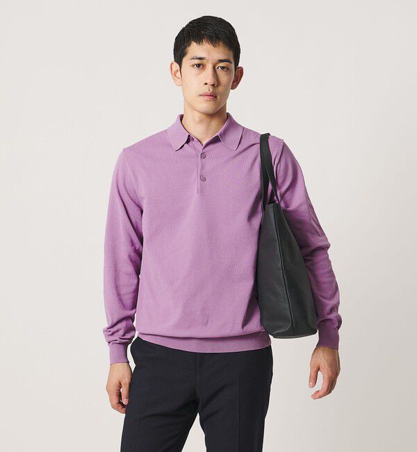 UNITED ARROWS「ニット ポロシャツ UA COZY ウォッシャブル」|ニット・セーター|