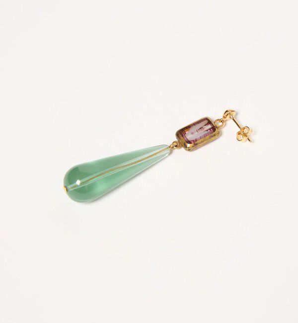 EMMEL REFINES「＜EMMEL REFINES＞EM ドロップ ガラス ピアス」|その他|