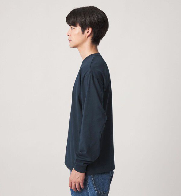 UNITED ARROWS green label relaxing「【WEB限定】JUST fit デイリー ワイド 長袖 Tシャツ -吸水速乾・抗菌-」|Tシャツ・カットソー|