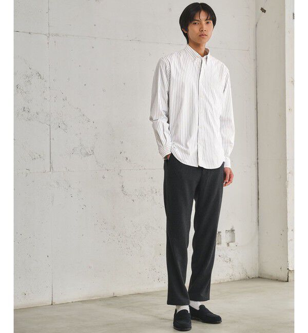 UNITED ARROWS green label relaxing「MULTI FUNCTION ピンオックス ボタンダウン 長袖シャツ -UVカット・吸水速乾・遮熱-」|シャツ・ブラウス|
