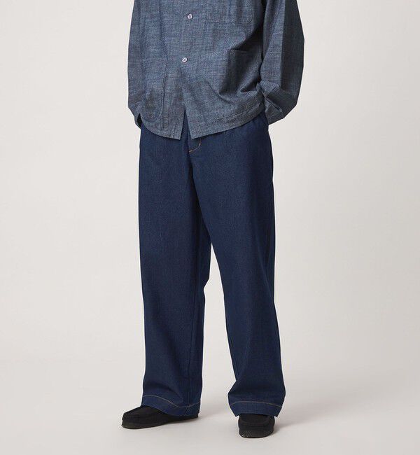 UNITED ARROWS green label relaxing「【別注/WEB限定】＜3/2 WORKS＞GLR ワイド デニム パンツ」|デニム|