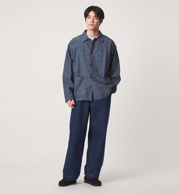 UNITED ARROWS green label relaxing「【別注/WEB限定】＜3/2 WORKS＞GLR ワイド デニム パンツ」|デニム|