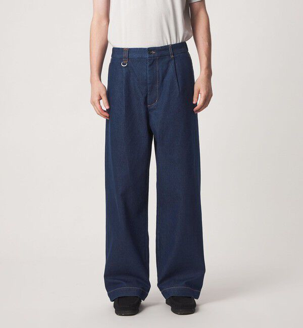 UNITED ARROWS green label relaxing「【別注/WEB限定】＜3/2 WORKS＞GLR ワイド デニム パンツ」|デニム|