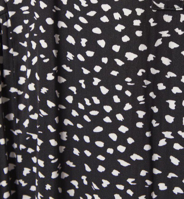 UNITED ARROWS green label relaxing「［size SHORTあり］サテン ギャザー ロングスリーブ ワンピース」|ワンピース|