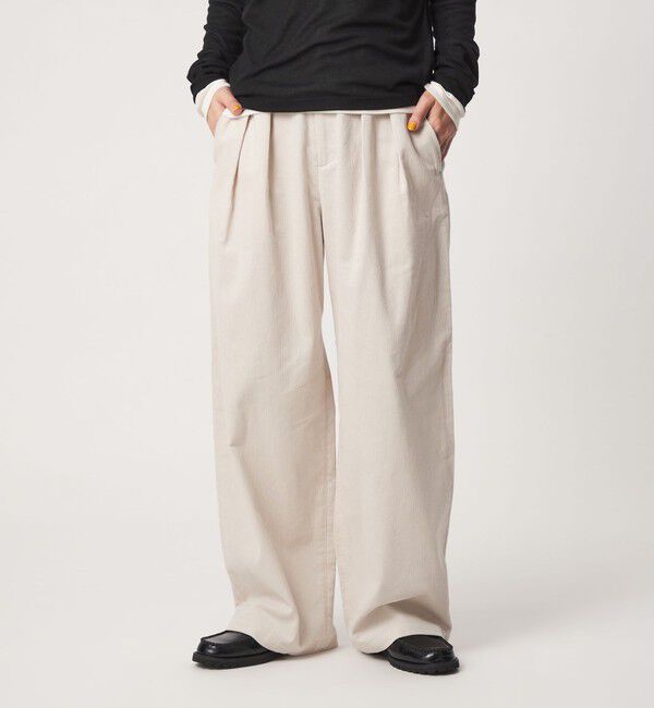 UNITED ARROWS green label relaxing「【WEB限定】＜at ease＞コーデュロイ タック パンツ」|その他|