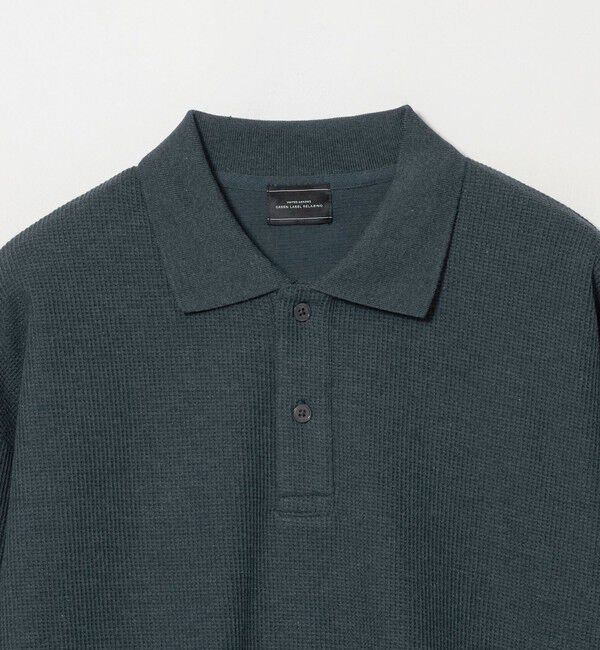 UNITED ARROWS green label relaxing「ワッフル 長袖 ポロシャツ」|ポロシャツ|