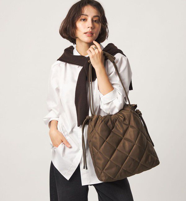 UNITED ARROWS green label relaxing「＜PARTE＞キルティング トートバッグ / ショルダーバッグ はっ水」|ショルダー・メッセンジャー|MOCA