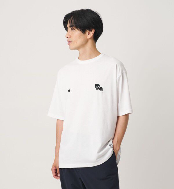 BEAUTY&YOUTH UNITED ARROWS「＜ESPOIR＞Skull EMB Tシャツ」|Tシャツ・カットソー|WHITE