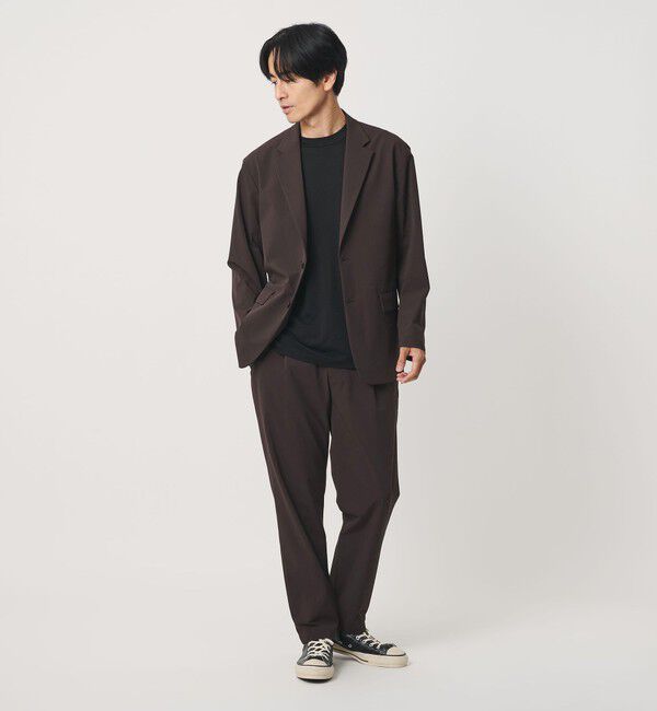 BEAUTY&YOUTH UNITED ARROWS「360&deg;MASTER 1プリーツ イーズ コンフォート イージーパンツ NO.6 セットアップ対応 撥水 ストレッチ ウォ」|チノ|