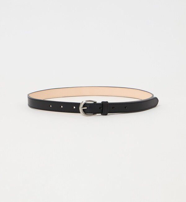 STEVEN ALAN「＜Steven Alan＞レザー 20mm ベルト」|ベルト|BLACK