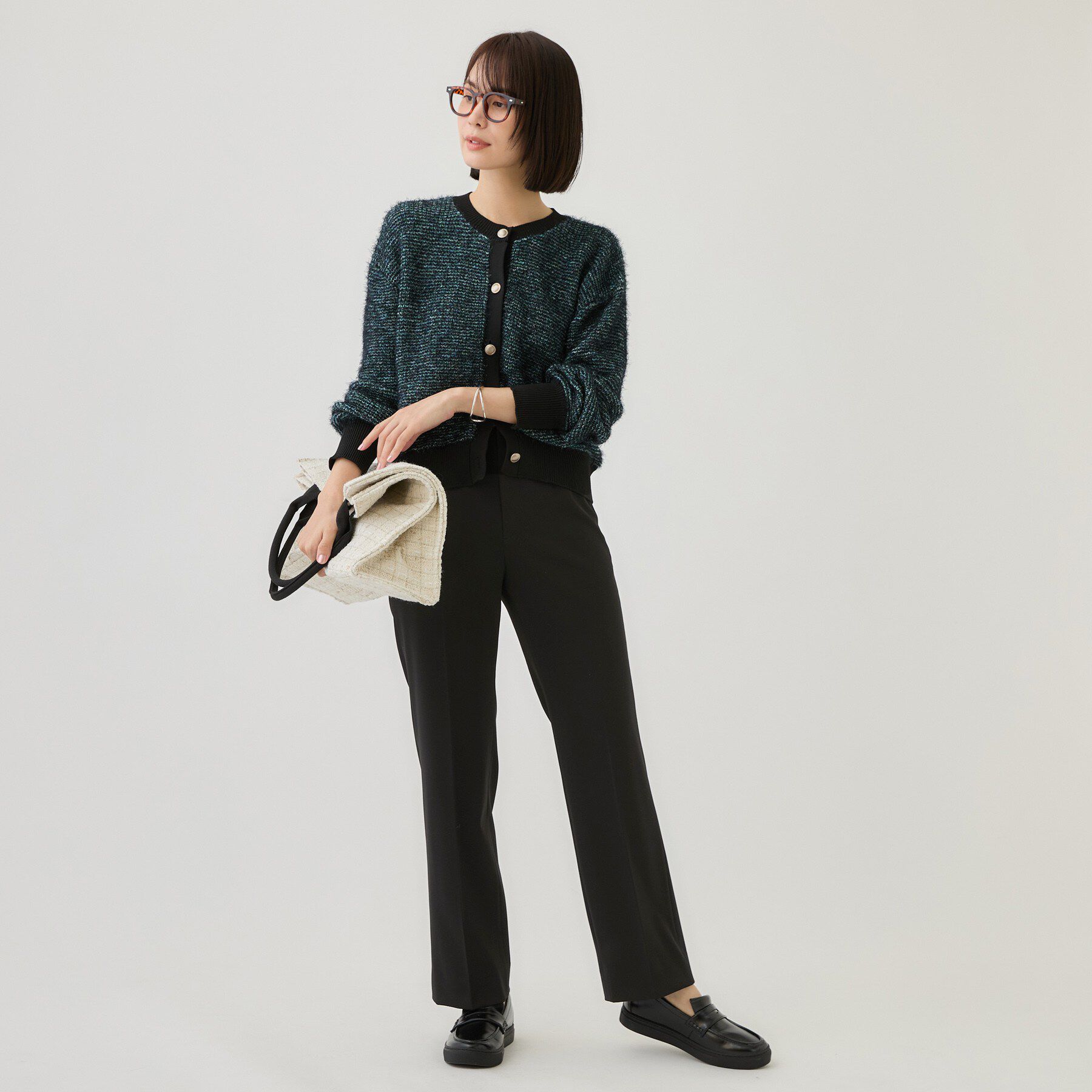 INDIVI「【新作！褒められパンツ／洗濯機OK】すっきりストレートパンツ」|その他|