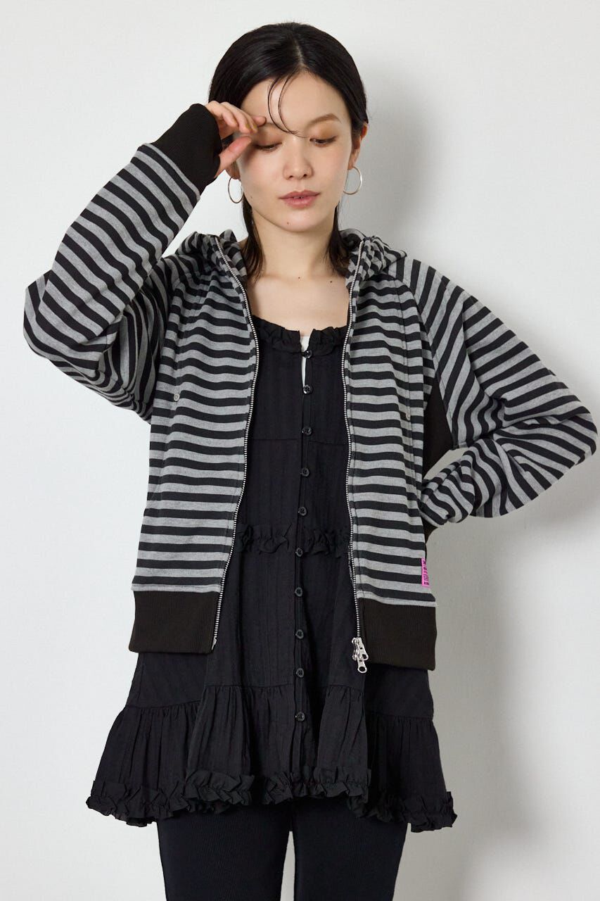 RODEO CROWNS「(UNISEX)SHARE パターンスタンドネックジップパーカー」|パーカー|