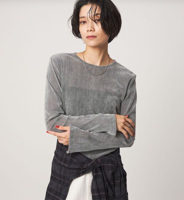 UNITED ARROWS green label relaxing「シアーフロッキー ロングスリーブ プルオーバー」|Tシャツ・カットソー|