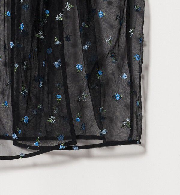 UNITED ARROWS green label relaxing「【WEB限定】＜at ease＞チュール シシュウ 2WAY スカート ワンピース」|その他|