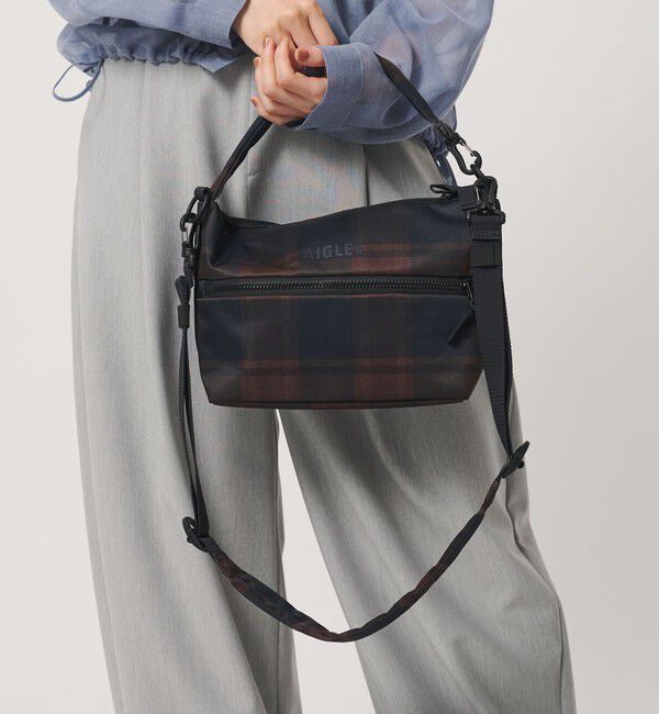 BEAUTY&YOUTH UNITED ARROWS「【別注】＜AIGLE＞アーバンチェック 2WAY ミニ ショルダーバッグ」|ショルダー・メッセンジャー|