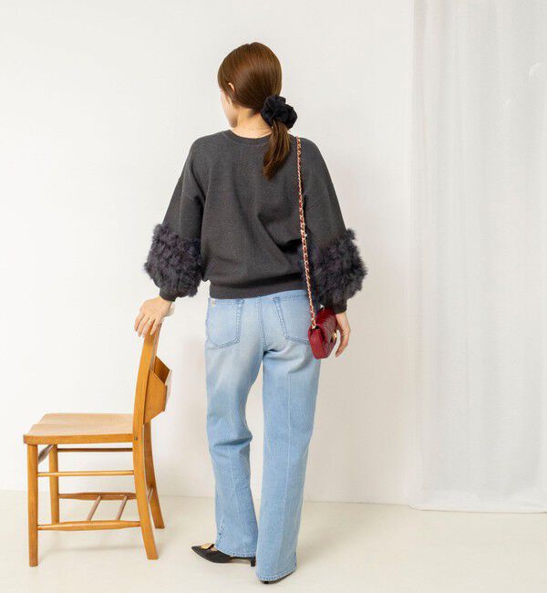 NOLLEY'S「【TORRAZZO DONNA/トラッゾドンナ】2WAY Rabbit Fur knit Top」|カーディガン|