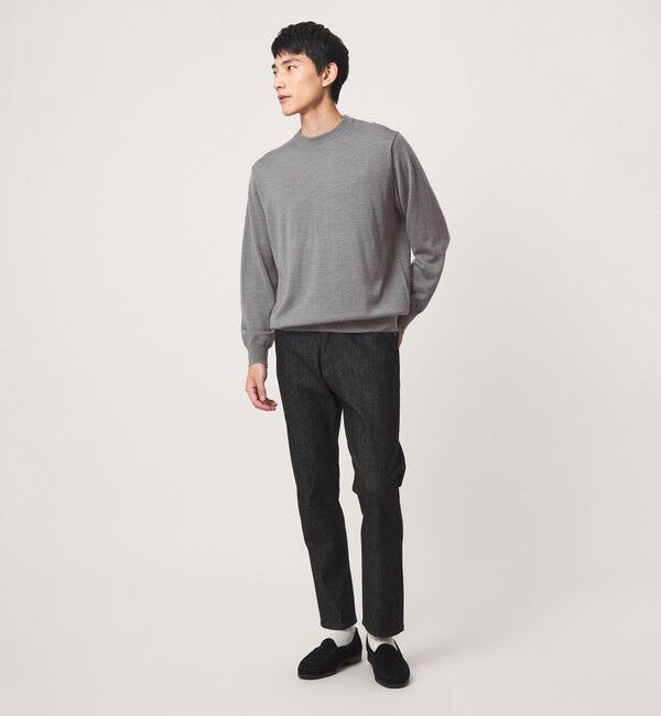 UNITED ARROWS green label relaxing「SUPER 120S ハイゲージ クルーネック ニット」|ニット・セーター|