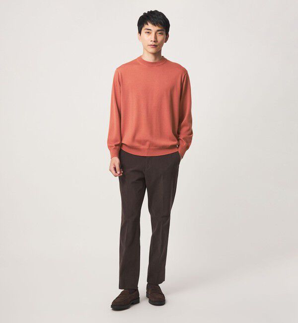 UNITED ARROWS green label relaxing「SUPER 120S ハイゲージ クルーネック ニット」|ニット・セーター|
