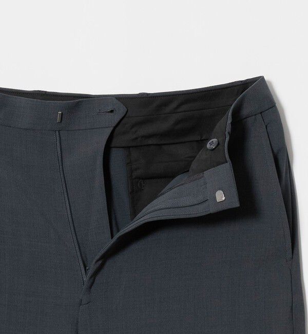 UNITED ARROWS green label relaxing「ダブルクロス ワイド ストレート パンツ W5　-2WAYストレッチ- 」|スラックス|